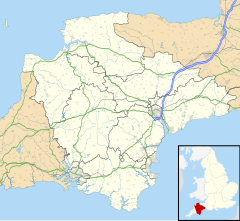 Musbury is located in Devon