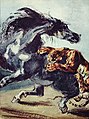 Tygr chytá koně (1825–1828)