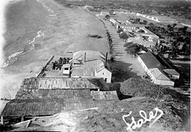 Panorama da vila, em 1942.