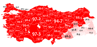 مناطق ترکی‌زبان در ترکیه