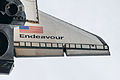 Endeavour's starboard wing photographed by a Station crew member.