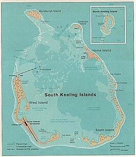 Kaart van West Island