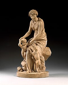 La Fidélité, mère de l'Amour constant (1799), terre cuite, New York, Metropolitan Museum of Art.