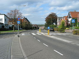 Entree tot de wijk de Kakert vanuit Schaesberg