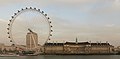 County Hall and London Eye