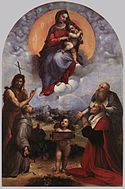 Raffaello Sanzio Foligno Meryem'i, 320 x 194 cm.
