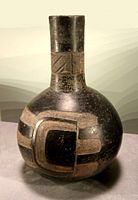 Olmec style bottle, reputedly from Las Bocas, 1100–800 BCE