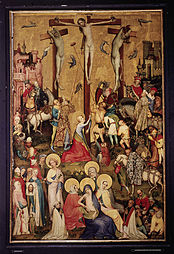 Crucifixion, Westfälischer Meister c. 1415