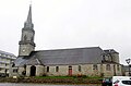 Église Saint-Alban d'Inguiniel ː le flanc sud.