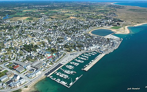 Étel vue du ciel.