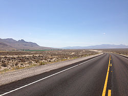 Entering Hiko, Nevada from the north on SR 318