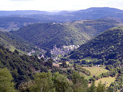 Vue panoramique du village.