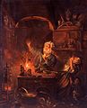 Justus van Bentum, The Explosion in the Alchemist’s Laboratory, 17/18th C.