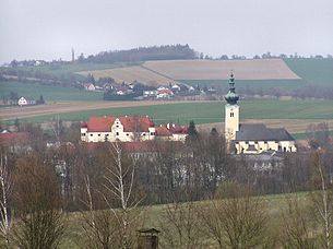 Blick vom Süden auf Buchkirchen