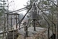 Replica of medieval mining device in Čučma near Rožňava