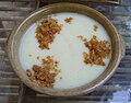 Kishk, Egyptian dish made with yogurt and fried onions