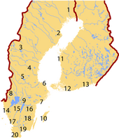 Mappa a rannyethow Swedek