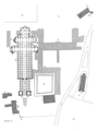 Plan de l'abbaye de Cluny.