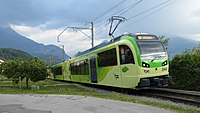 Die Vereinheitlichung der Fahr­leitungsspannung auf 1500 Volt veranlasste die Transports Publics du Chablais (TPC) zur Beschaffung von sieben Zahnrad-GTW für die Strecke Aigle–Ollon–Monthey–Champéry.[18]