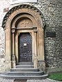 St. Martin rotunda in Vyšehrad - door