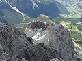 Blick vom Gipfel zum Prater/Sexten im Tal