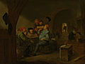 "De meesterdronk" ("El mestre del beure", o "El glop magistral"?), obra del segle xvii del pintor neerlandès Adriaen Brouwer.