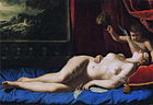 Artemisia Gentileschi, Cupid und Venus