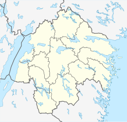 Kvarsebo sockens läge i Östergötlands län.