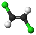 Isòmer trans de l'1,2-dicloroetè. Els àtoms verds de clor estan oposats.