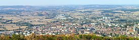 Vista panorâmica de Autun.