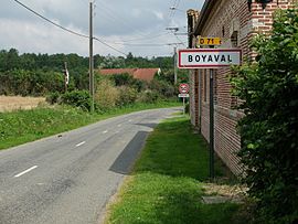 The road into Boyaval