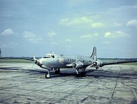 Um Douglas VC-54C, em 1947, o primeiro avião exclusivo para uso do presidente.