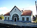 Gare ferroviaire de Koknese.