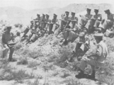 Junior officers in a tactical discussion at the Infantry School, Quetta