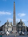 Obeliscul egiptean "Flaminio" din Piazza del Popolo (Roma)