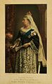 Souvenir del 1887 consistente in un ritratto della Regina Vittoria raffigurata come Imperatrice d'India, a soli 30 anni dalla rivolta indiana.