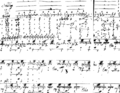 Orgeltabulatur des Kleinen Präludiums in e-Moll von Nicolaus Bruhns