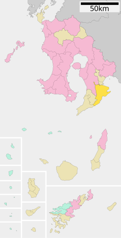 Location of Kimotsuki