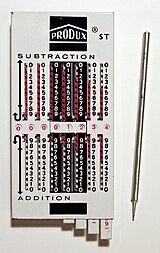 Produx-apparat med addition och subtraktion