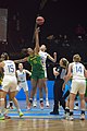 Image 8Initial jump at the match for the 3rd place in the FIBA Under-18 Women's Americas Championship Buenos Aires 2022 between Argentina and Brazil. (from Women's basketball)