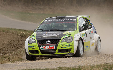 Andreas Waldherr at Lavanttal Rally in VW Polo S2000