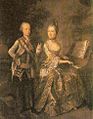 Ferdinando d'Austria e Maria Beatrice d'Este.