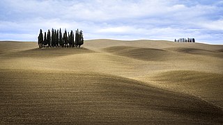 Pamje tipike e Val d'Orcia