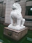 Lion sculpture, Shanghai Museum, China, 2013
