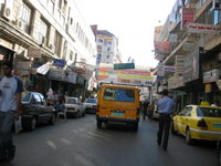 Straatbeeld in Ramallah