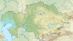 Tyuntyugur is located in Kazakhstan