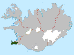 Lokasie van Suðurnes