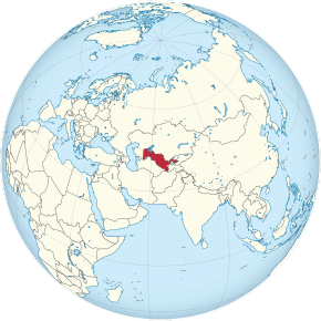 Localizarea Uzbekistanului