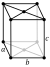 Base-centered orthorhombic crystal structure for yodo