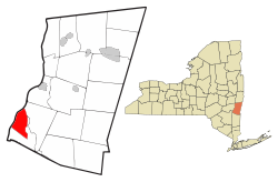 Location of Germantown, New York